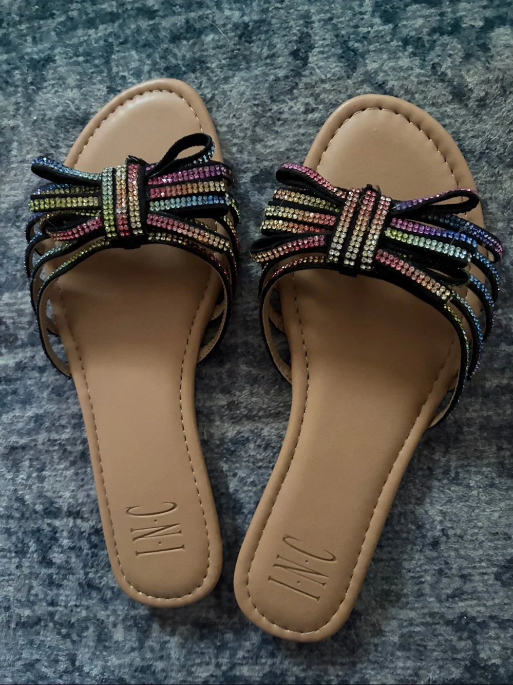 BLING SANDLS Sandals by INC for Macys  Size 7 in Original Box